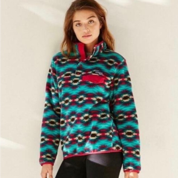Patagonia Sweaters - Patagonia Synchilla Snap T Pullover Wild Desert Beryl Green